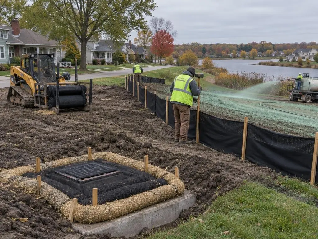 Silt Fence & Sediment Control in Minneapolis, MN