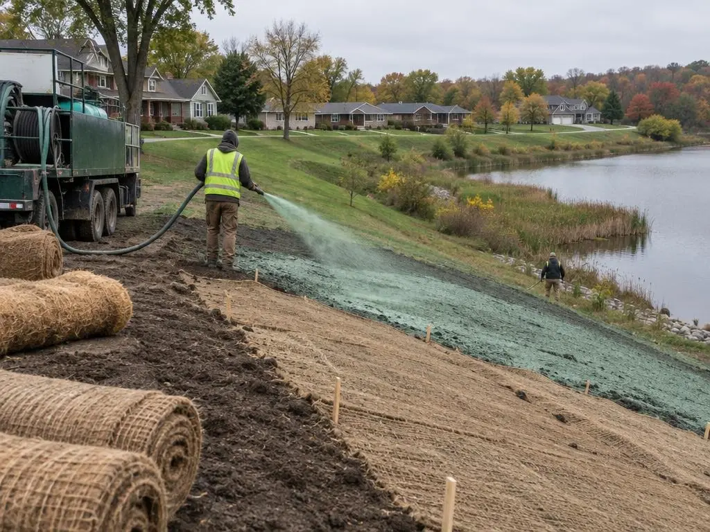 Slope Stabilization & Erosion Blankets in Minneapolis, MN